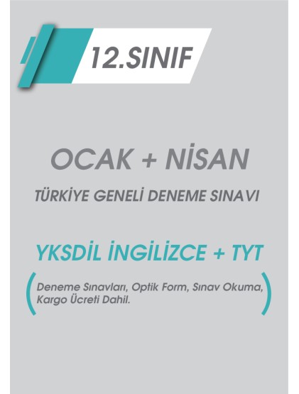 Dilko Türkiye Geneli Sınavı - 12. Sınıf - Ocak / Nisan