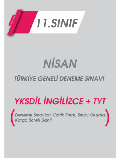 Dilko Türkiye Geneli Sınavı - 11. Sınıf - Nisan